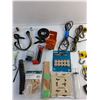 Image 3 : Heavy Duty Felt Pads, Hardwood Dowel Pins, Small Clamps, Measuring Tape, Hooks, Ropes and Misc
