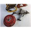 Image 3 : Utility Light, Husky Air Impact Wrench, Tape Gun and Honda GX240 Pull Cord Part