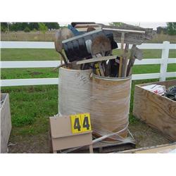 2 BARRELS OF HANDLED ITEMS