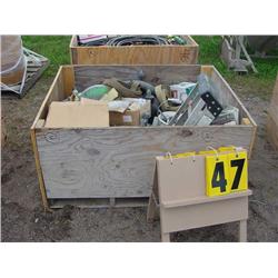 2 CHOP SAWS/STEP LADDER/CHAIN SAW/MISC