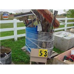 2 BARRELS OF HANDLED ITEMS