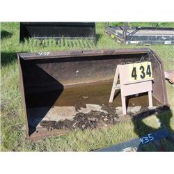 72" SKID LOADER BUCKET