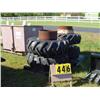 Image 1 : 4 TRACTOR TIRES & RIMS