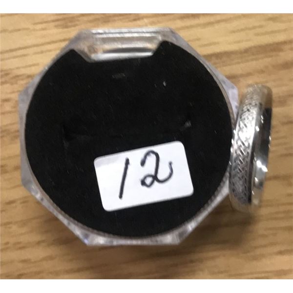 SINGLE SILVERTONE RING (SIZE 9.75)