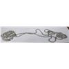 Image 1 : APPROX. 28" SILVERTONE NECKLACE C/W PENDANT