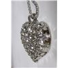 Image 2 : APPROX. 28" SILVERTONE NECKLACE C/W PENDANT