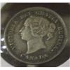 Image 2 : 1888 VICTORIAN VF CANADA SILVER FIVE CENT