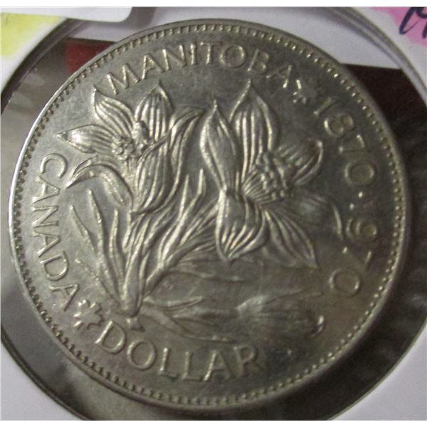 1870 - 1970 MANITOBA CANADA DOLLAR