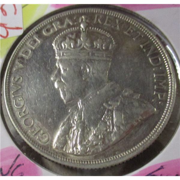 1936 KING GEORGE V CANADA SILVER DOLLAR