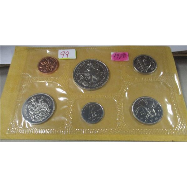 1970 MANITOBA PROOF CANADA MINT SEALED COIN SET