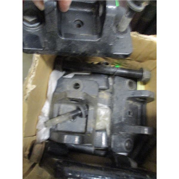 ESTATE:  BOX C/W METAL BRACKETS
