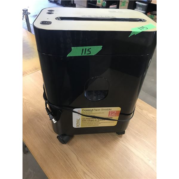 ESTATE:  ROYAL PAPER SHREDDER