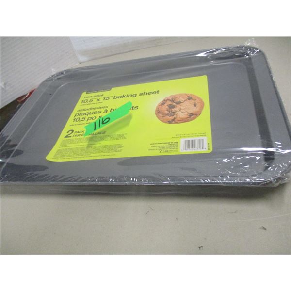 ESTATE:  2 - 10.5" X 15" BAKING SHEETS