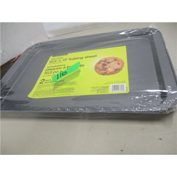 ESTATE:  2 - 10.5" X 15" BAKING SHEETS