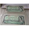 Image 1 : 235 OF 2 CANADA CENTENNIAL $1 BILLS (WITH & WITHOUT SERIAL NUMBERS)