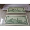 Image 2 : 235 OF 2 CANADA CENTENNIAL $1 BILLS (WITH & WITHOUT SERIAL NUMBERS)