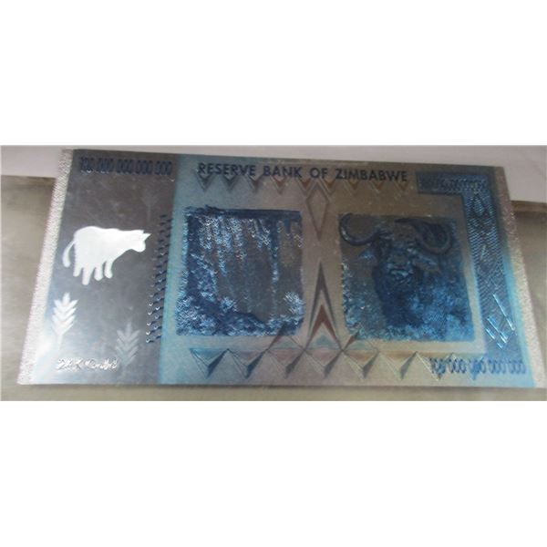 BANK OF ZIMBABWE 100 TRILLION DOLLAR BANK NOTE