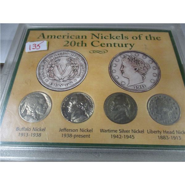 20TH CENTURY AMERICAN NICKEL COLLECITON