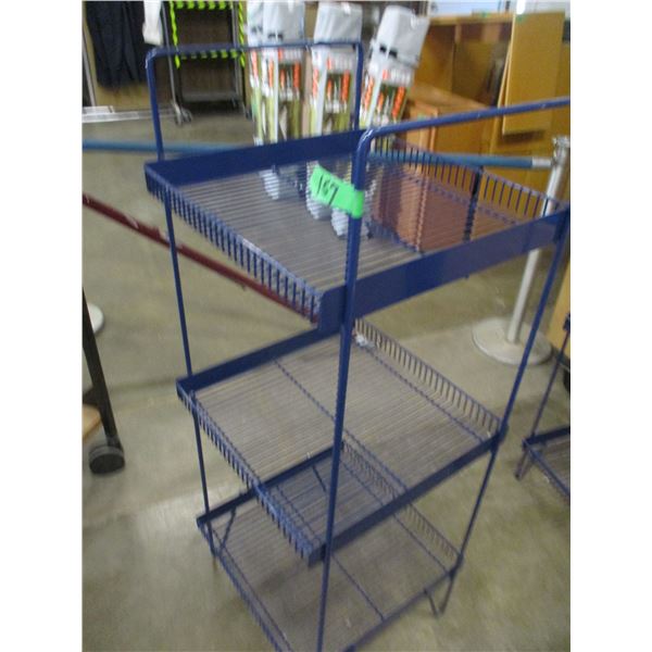 ESTATE:  3 SHELF METAL RACK