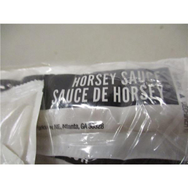 FREIGHT DAMAGE (AS IS):  ARBY'S HORSEY SAUCE (100 PKGS) - BAG