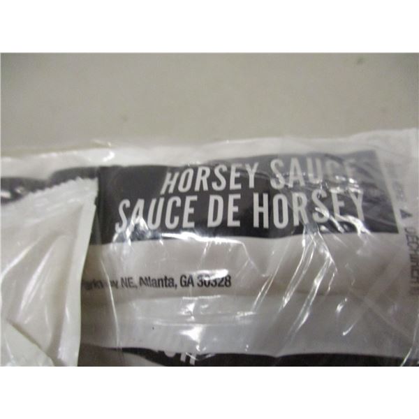 FREIGHT DAMAGE (AS IS):  ARBY'S HORSEY SAUCE (100 PKGS) - BAG
