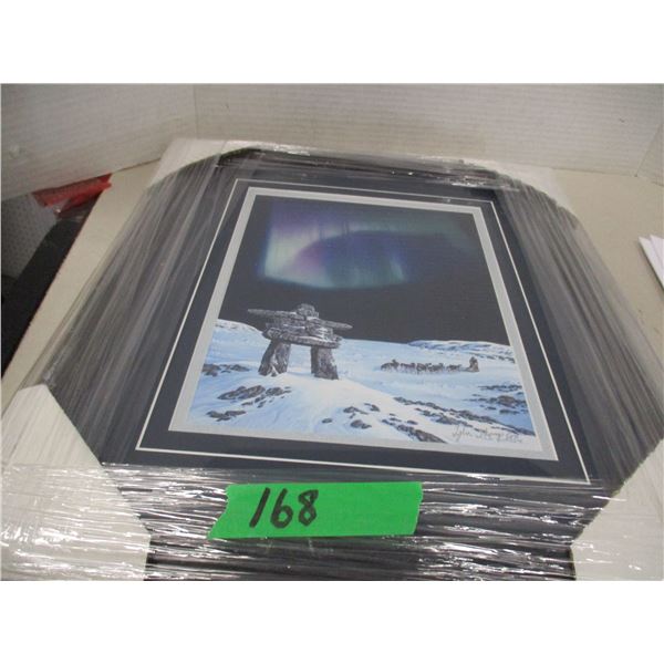ESTATE:  "NYMCHUK" FRAMED PICTURE BY THOMPSON