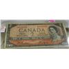 Image 1 : 1954 SCARCE (DEVILS FACE) BANK OF CANADA $2 BILL