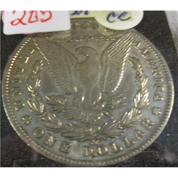 1880 USA CARSON CITY SILVER DOLLAR (NOT TESTE - AS IS - SILVER CONTENT NOT VERIFIED)