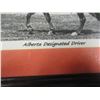 Image 2 : SCARCE FRAMED PICTURE ALBERTA DESIGNATED DRIVER)