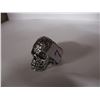 Image 1 : NEW:  SILVERTONE SKULL RING (SIZE 9)
