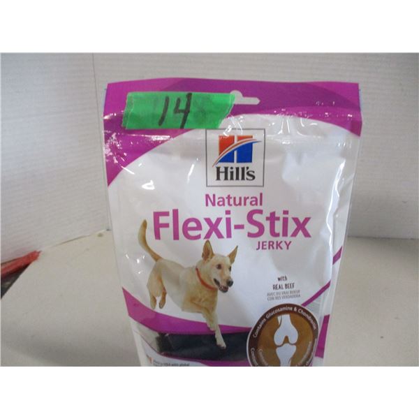 NEW:  HILL'S FLEXI-STIX JERKY DOG TREATS - BAG