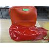 Image 1 : BOX C/W 2 RED CARRY BAGS