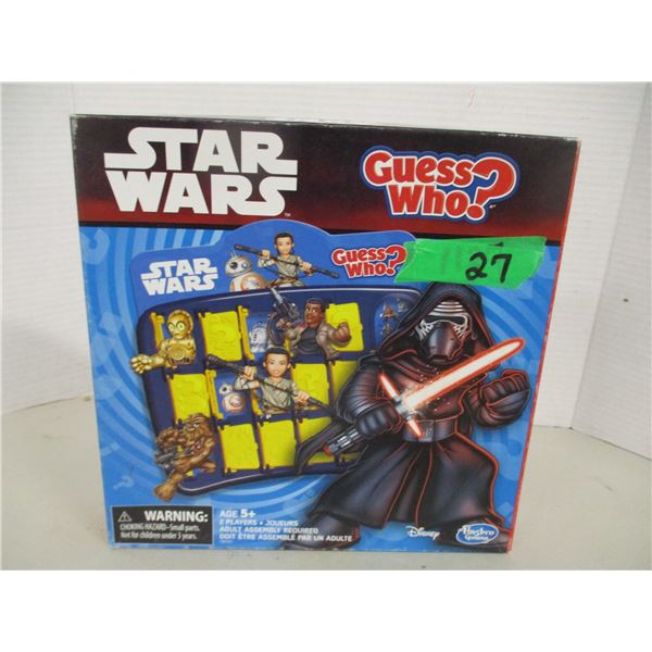 COLLECTABLE:  STAR WARS GUESS WHO GAME