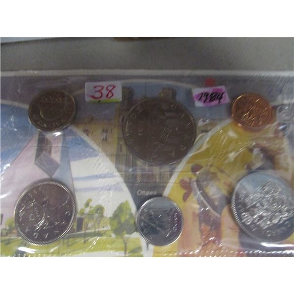 1984 PROOF CANADA MINT SEALED COIN SET