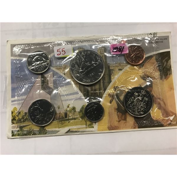 1981 PROOF CANADA MINT SEALED COIN SET