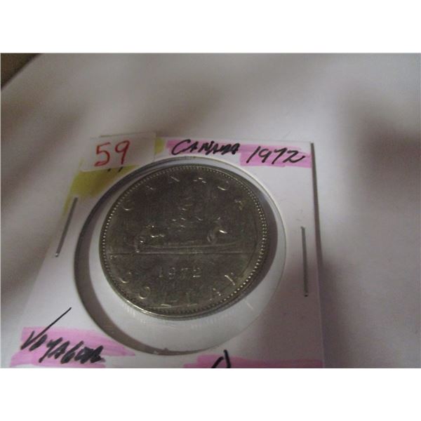 1972 CANADA VOYAGER DOLLAR