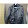 Image 1 : MEN'S BRISTOL LEATHER JACKET (SIZE LARGE)