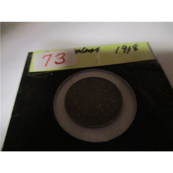 1918 VF KING GEORGE V SILVER DIME