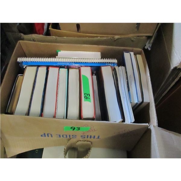 ESTATE:  ASSORTED BOOKS - 2 BOXES