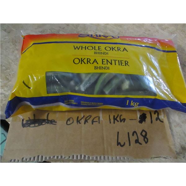 FROZEN:  WHOLE OKRA (1 KG) - BAG