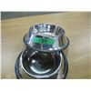Image 1 : 2 METAL PET DISHES