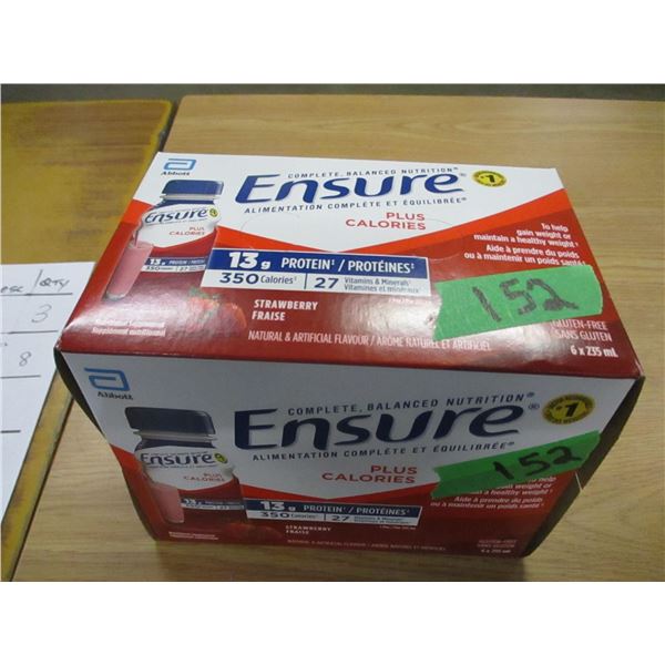REGULAR STRAWBERRY ENSURE (6 BOTTLES X 235 ML) - BUNDLE