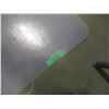 Image 2 : ESTATE:  APPROX. 5' X 5' HEAVY DUTY PLASTIC CHAIR MAT