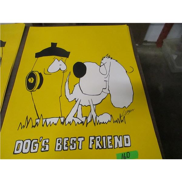 LIKE NEW:  "DOG'S BEST FRIEND" BY LIPPERT PICTURE