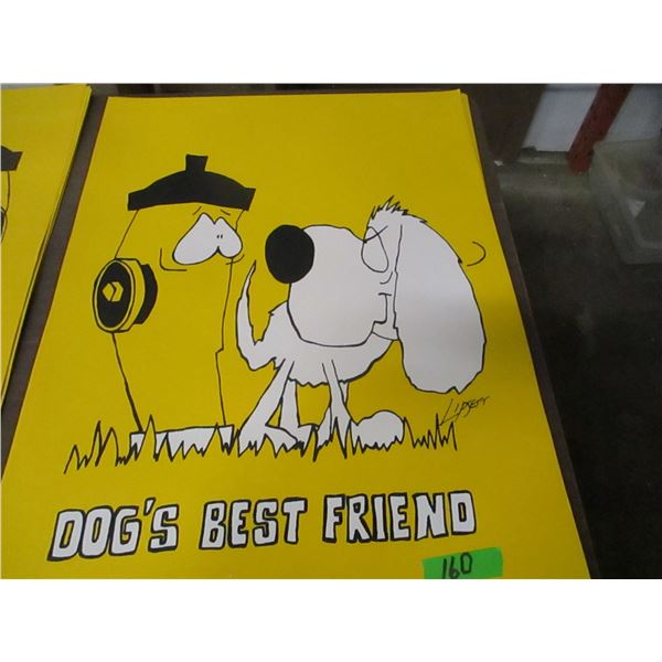 LIKE NEW:  "DOG'S BEST FRIEND" BY LIPPERT PICTURE