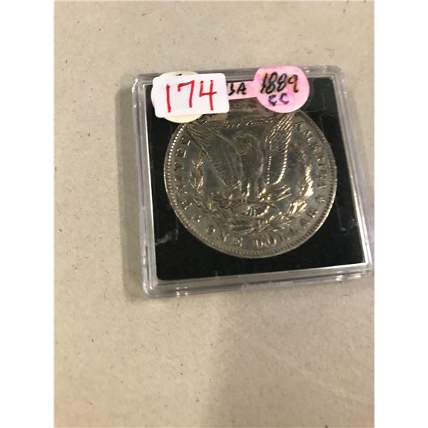 1889 CARSON CITY USA SILVER DOLLAR (NOT TESTED - AS IS - SILVER CONTENT NOT VERIFIED)