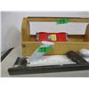 WOODEN BOX C/W RASPS, FILES, ETC