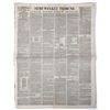 Image 1 : Semi-Weekly Tribune N.Y. 1852 w/ Gold Rush Content [195176]