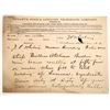 Image 1 : J P Whitney Autographed Mining Telegraph [188434]