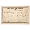 Image 1 : Very Rare 1874 Eureka, Nevada Mining Assay Receipt for David Lundbom [192870]